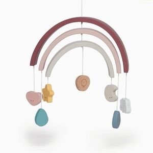 MORI Wooden Pink Rainbow Decoration Baby Nursery